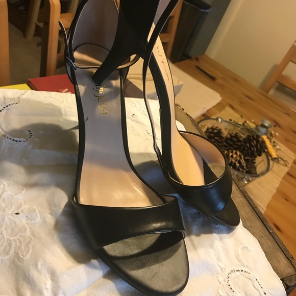 Shoes - Black strappy heels